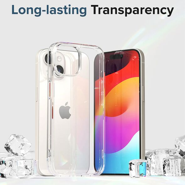 Ringke Husa pentru iPhone 15 - Ringke Fusion - Clear 8809919308748 έως 12 άτοκες Δόσεις