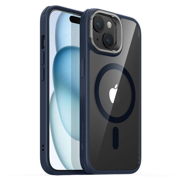 ESR Husa pentru iPhone 15 Plus - ESR Classic Hybrid HaloLock Kickstand - Clear Dark Blue 4894240176528 έως 12 άτοκες Δόσεις