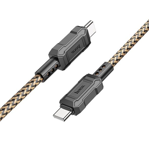 HOCO - X94 Leader DATA CABLE Type-C To Type-C PD 60W GOLD HOC-X94c-GD 69022 έως 12 άτοκες Δόσεις