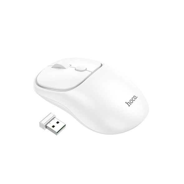 Hoco Mouse Fara Fir 2.4G, 1600 DPI - Hoco Royal (GM25) - Space White 6942007608534 έως 12 άτοκες Δόσεις