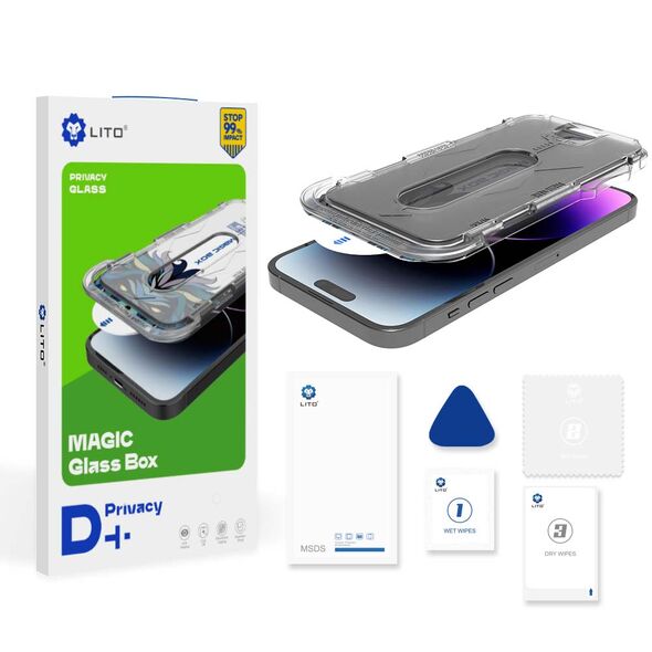 Lito Folie pentru iPhone XR / 11 - Lito Magic Glass Box D+ Tools - Privacy 5949419073722 έως 12 άτοκες Δόσεις