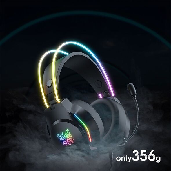 Ακουστικά Onikuma X26, Για PC, Μικρόφωνο, 3.5mm, USB, Μαύρο - 20744 έως 12 άτοκες Δόσεις