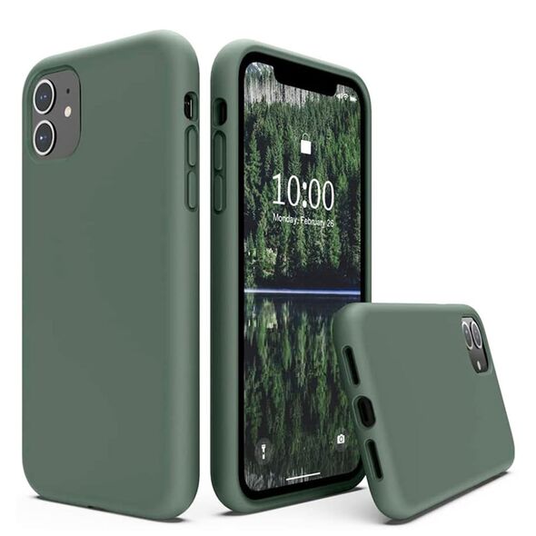 Techsuit Husa pentru Honor 100 Pro - Techsuit Soft Edge Silicone - Dark Green  έως 12 άτοκες Δόσεις