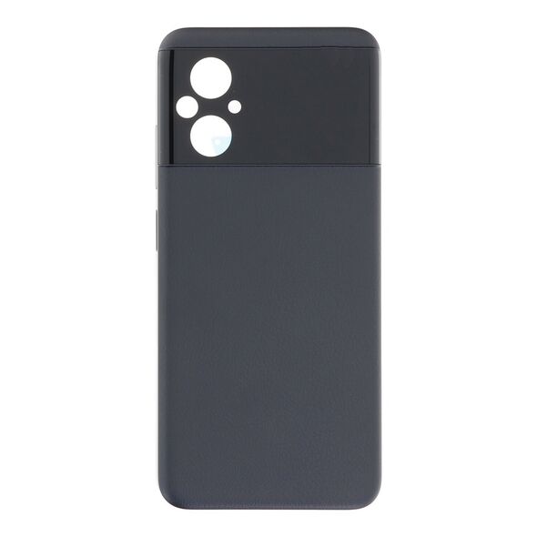 XIAOMI Poco M5 - Battery cover Black Original SP69646-1-BK 71100 έως 12 άτοκες Δόσεις