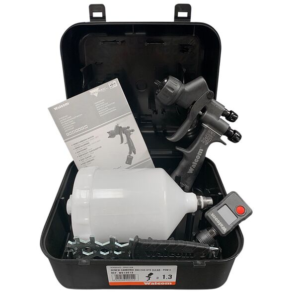 Walcom Genesi Carbonio 360 EVO HVLP Gravity Spray Gun