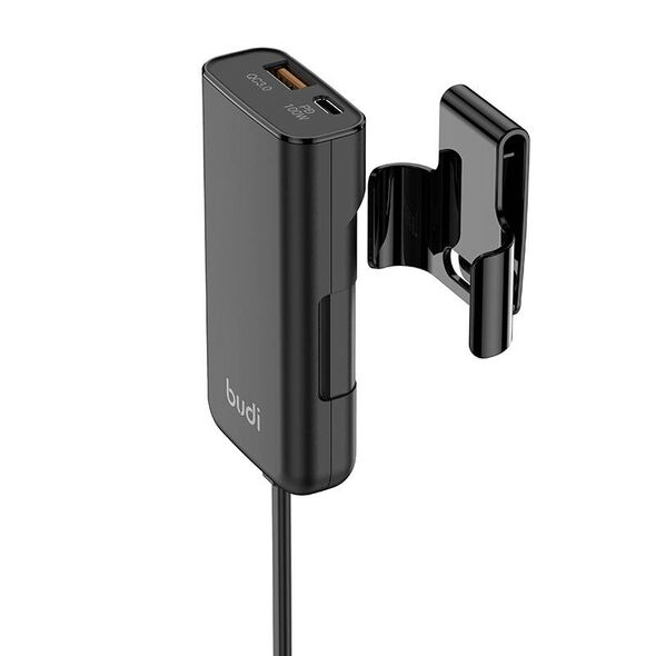 Budi Budi 105W Car Charger, USB + USB-C, PD + QC 3.0 (Black) 050649 6971536925959 069 έως και 12 άτοκες δόσεις