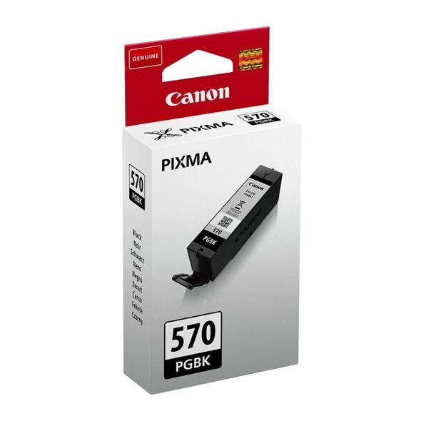 Canon Μελάνι Inkjet PGI-570BK Black (0372C001) (CANPG-I570BK) έως 12 άτοκες Δόσεις