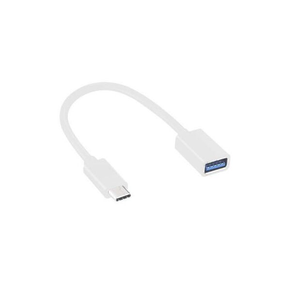 Αντάπτορας USB Host OTG (Female) σε USB C (Male) Λευκό (Ασυσκεύαστο) 0111010241 0111010241 έως και 12 άτοκες δόσεις