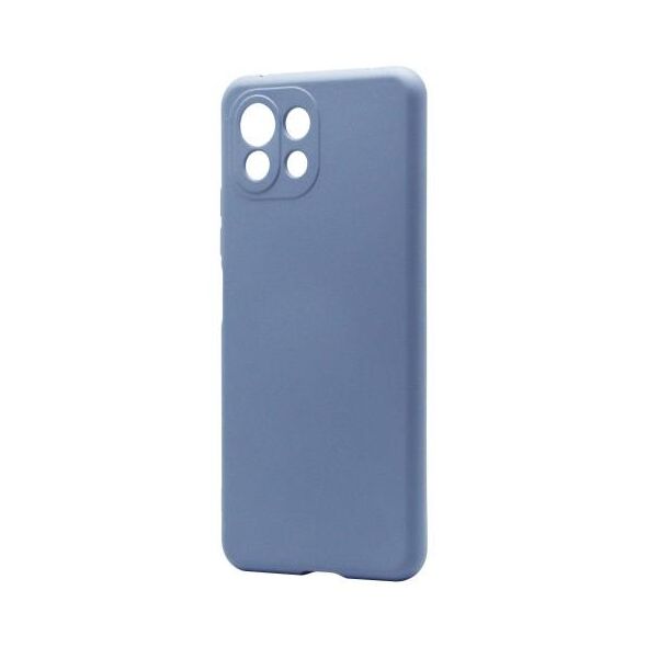 Θήκη Liquid Silicon inos Xiaomi Mi 11 Lite/ Mi 11 Lite 5G L-Cover Γκρι-Μπλε 5205598153342 5205598153342 έως και 12 άτοκες δόσεις