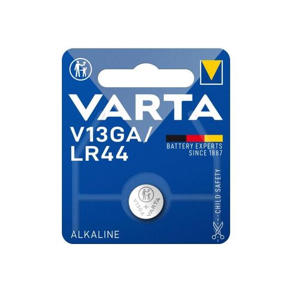 Μπαταρία Alkaline Varta V13GA LR44 1.5V (1 τεμ.) 4008496297641 4008496297641 έως και 12 άτοκες δόσεις