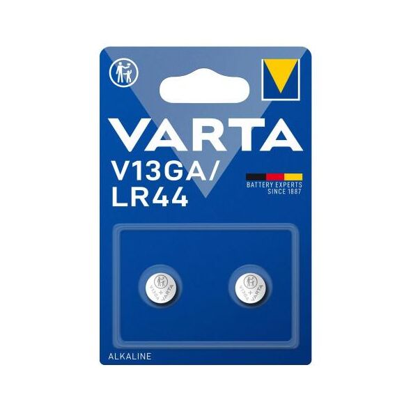 Μπαταρία Alkaline Varta V13GA LR44 1.5V (2 τεμ.) 4008496746347 4008496746347 έως και 12 άτοκες δόσεις