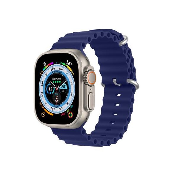 Λουράκι Σιλικόνης Dux Ducis OceanWave Bracelet Apple Watch (38/ 40/ 41mm) Σκούρο Μπλε 6934913033883 6934913033883 έως και 12 άτοκες δόσεις