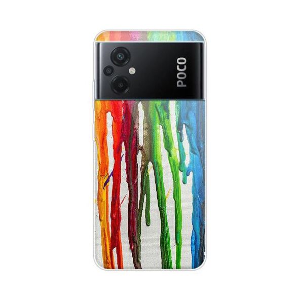 Θήκη TPU inos Xiaomi Poco M5 Art Theme Vertical Watercolor 5205598162603 5205598162603 έως και 12 άτοκες δόσεις