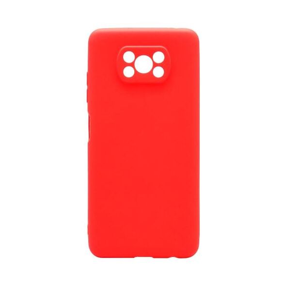 Θήκη Soft TPU inos Xiaomi Poco X3 NFC/ Poco X3 Pro S-Cover Κόκκινο 5205598145675 5205598145675 έως και 12 άτοκες δόσεις