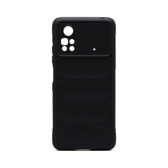 Θήκη Shield TPU inos Xiaomi Poco X4 Pro Stripes Μαύρο 5205598159948 5205598159948 έως και 12 άτοκες δόσεις