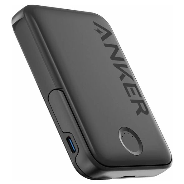 Anker Baterie Externa Wireless, 5000mAh, 7.5W - Anker 322 (A1618G11) - Black 0194644145446 έως 12 άτοκες Δόσεις