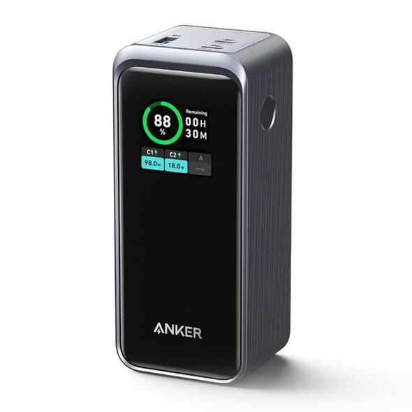 Anker Baterie Externa 2x USB-C, USB, 20000mAh, 200W - Anker Prime (A1336011) - Black 0194644130893 έως 12 άτοκες Δόσεις