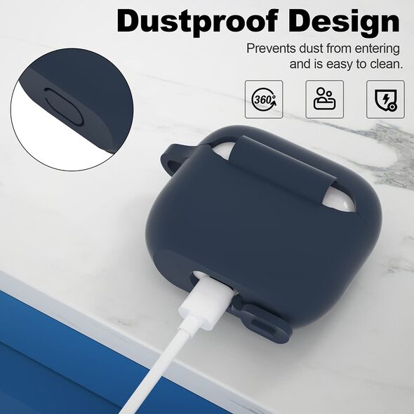 Techsuit Techsuit - Silicone Case - for Apple AirPods 3, Smooth Ultrathin Material - Navy Blue 5949419085244 έως 12 άτοκες Δόσεις