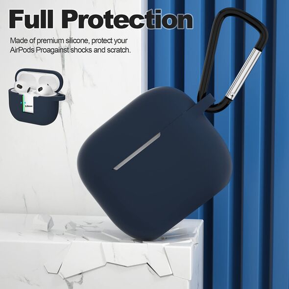 Techsuit Techsuit - Silicone Case - for Apple AirPods 3, Smooth Ultrathin Material - Navy Blue 5949419085244 έως 12 άτοκες Δόσεις