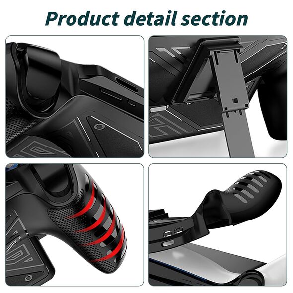 Techsuit Husa pentru PlayStation Portal Remote Player - Techsuit Rugged Silicone Kickstand Case - X Design 5949419085138 έως 12 άτοκες Δόσεις