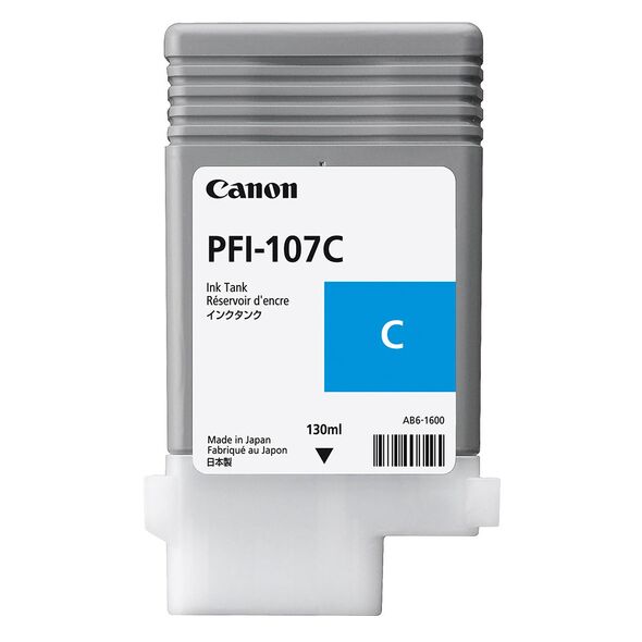 Canon Μελάνι Inkjet PFI-107C Cyan (6706B001) (CANPFI-107C) έως 12 άτοκες Δόσεις