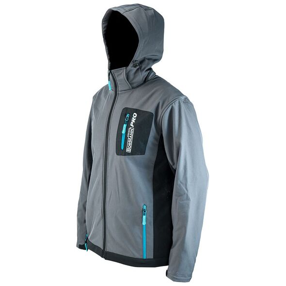 Bormann pro Bpp7057 Μπουφαν Softshell με Κουκουλα Napoli, xxl 036890 έως 12 Άτοκες Δόσεις