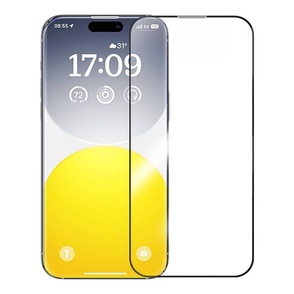 Baseus Tempered Glass with Matte Finish Baseus Glare Repelling  iPhone 15 ProMax 055801  P60011907201-01 έως και 12 άτοκες δόσεις 6932172646417