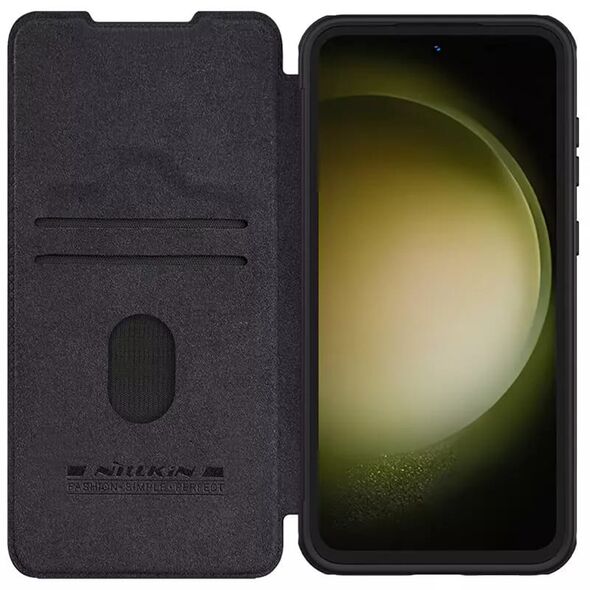 Nillkin Husa pentru Samsung Galaxy S23 FE - Nillkin Qin Pro Leather Case - Black 6902048268029 έως 12 άτοκες Δόσεις