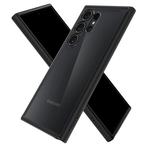 Spigen Husa pentru Samsung Galaxy S24 Ultra - Spigen Ultra Hybrid - Matte Black 8809971221801 έως 12 άτοκες Δόσεις