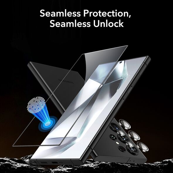 ESR Folie Ecran pentru Samsung Galaxy S24 Ultra + Folie Camera (set 2) - ESR Screen Shield - Clear 4894240077115 έως 12 άτοκες Δόσεις