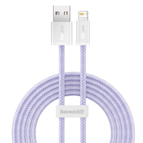 Baseus Dynamic cable USB to Lightning, 2.4A, 2m (Purple) (CALD000505) (BASCALD000505) έως 12 άτοκες Δόσεις