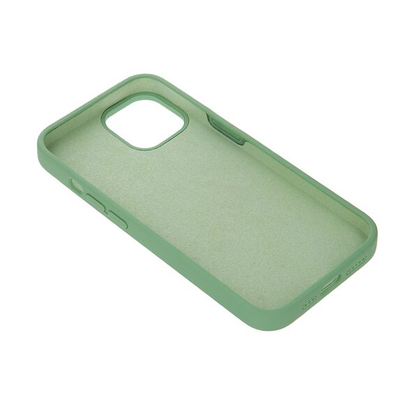 Solid Silicon case for iPhone 13 6,1&quot; light green