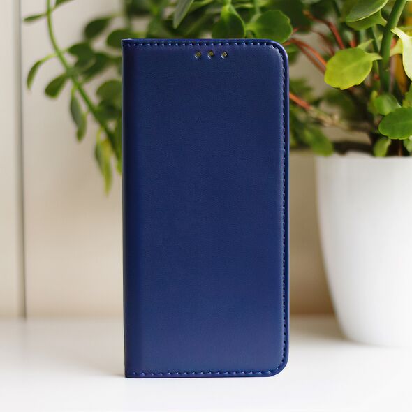 Smart Magnetic case for Realme C67 4G navy blue