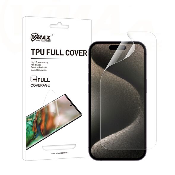 Vmax protective film invisble TPU film - full coverage for iPhone X / XS