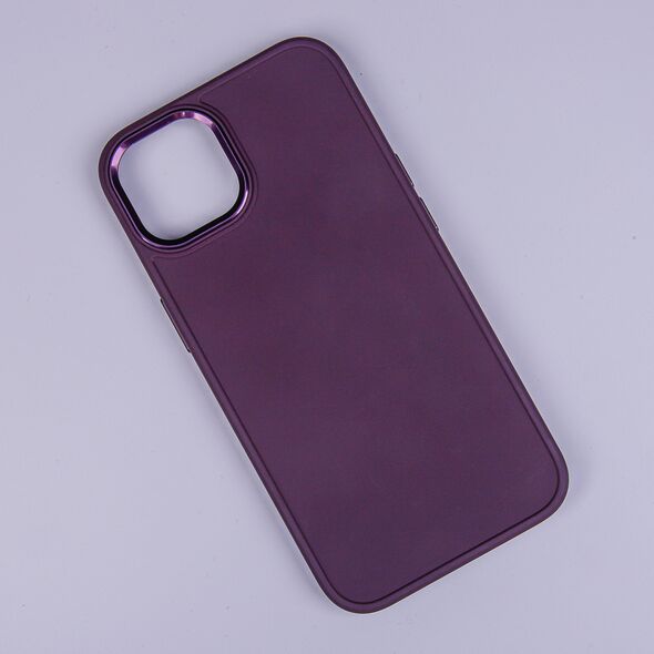 Satin case for iPhone 15 Pro Max 6,7&quot; burgundy