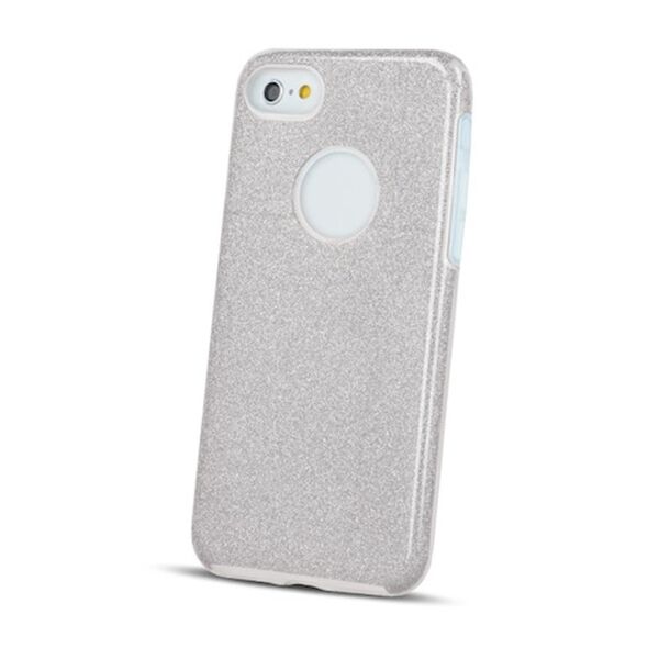 Glitter 3in1 case for iPhone 15 Pro Max 6,7&quot; silver