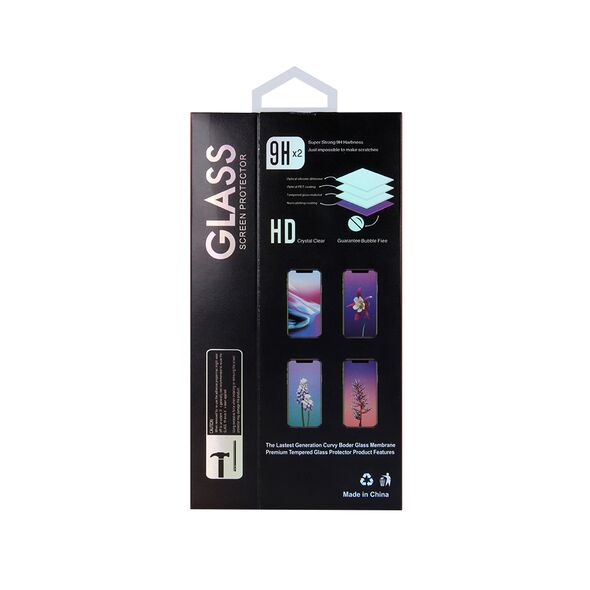 Tempered glass 6D for Oppo A78 5G / A58 5G / A58x black frame