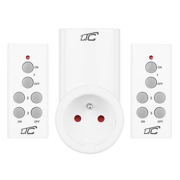 Remote controlled mains socket x2 LTC