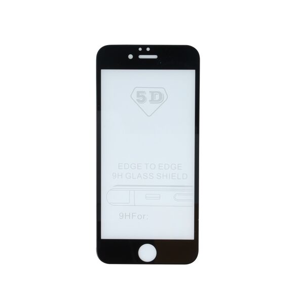 Tempered glass 5D for iPhone XR / 11 black frame