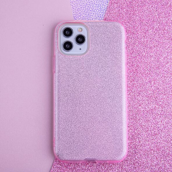 Glitter 3in1 case for Huawei P30 Lite pink