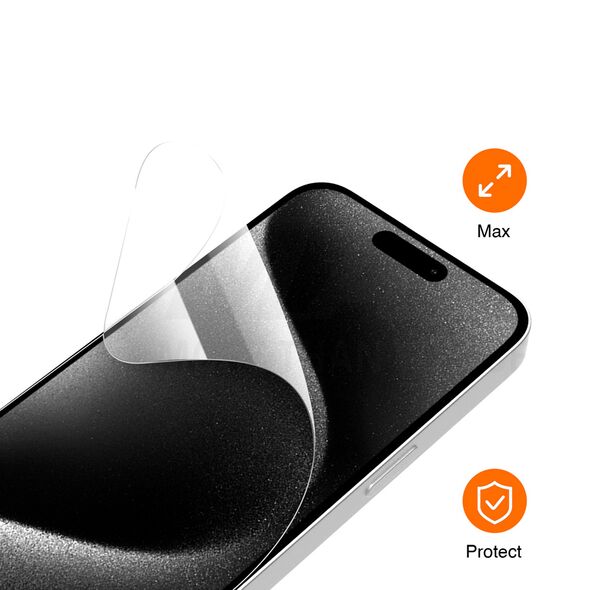 Vmax protective film invisble TPU film - full coverage for iPhone 15 Pro Max 6,7&quot;