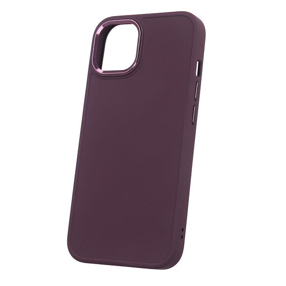 Satin case for iPhone 13 6,1&quot; burgundy