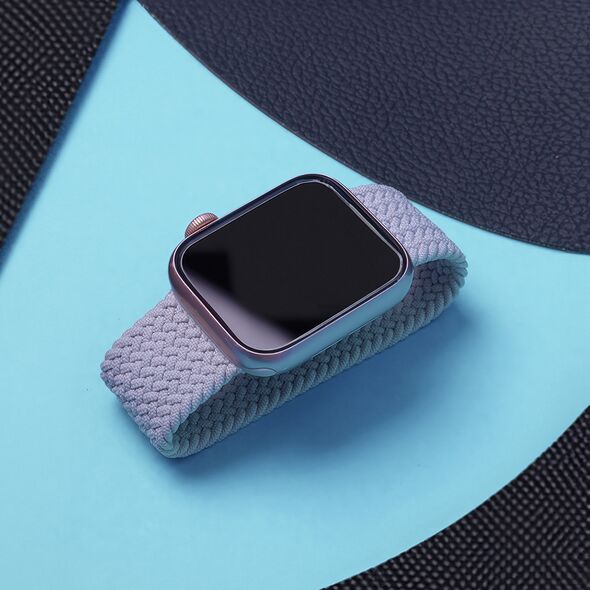 Elastic band M for Apple Watch 38/40/41 mm length 145 mm light gray