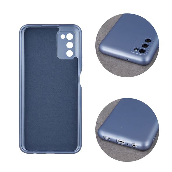 Metallic case for Samsung Galaxy A35 5G light blue