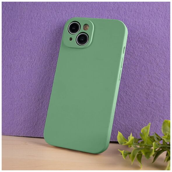 Solid Silicon case for Samsung Galaxy A34 5G light green