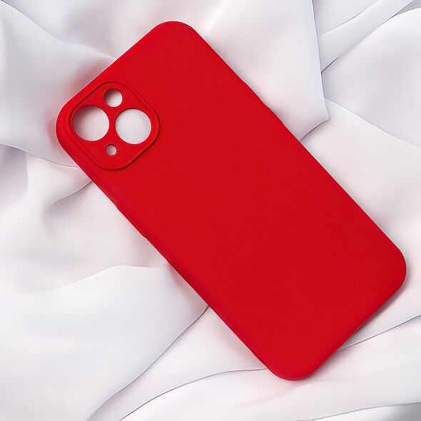 Silicon case for Samsung Galaxy S24 Ultra red