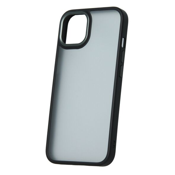 Satin Matt Case for iPhone 15 Plus 6,7&quot; black