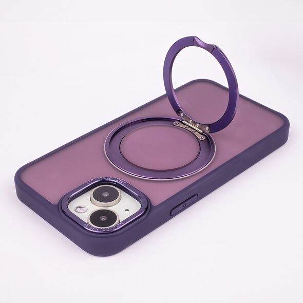 Mag Ring Rotating case for iPhone 14 6,1&quot; purple