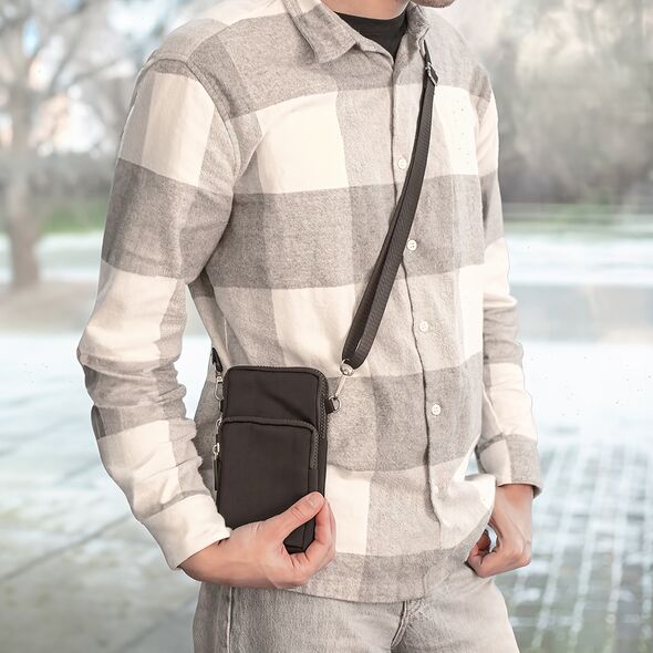 Casual phone bag black