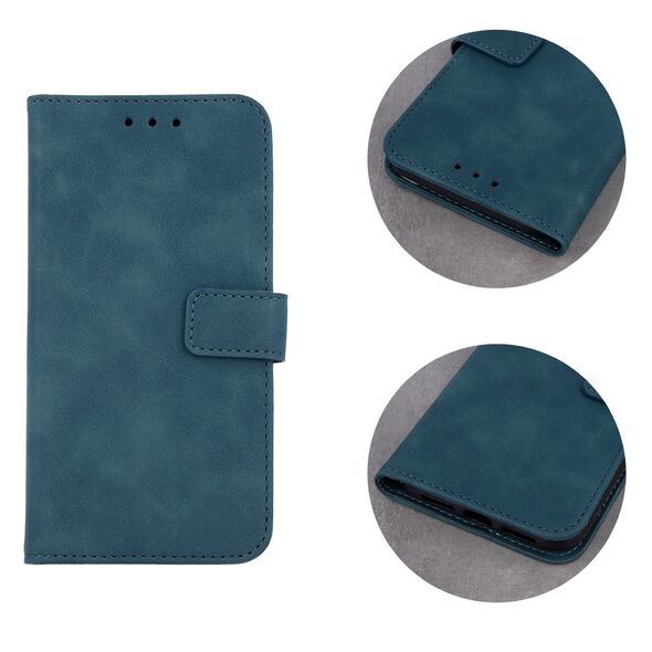 Smart Velvet case for Motorola Moto G54 5G dark green